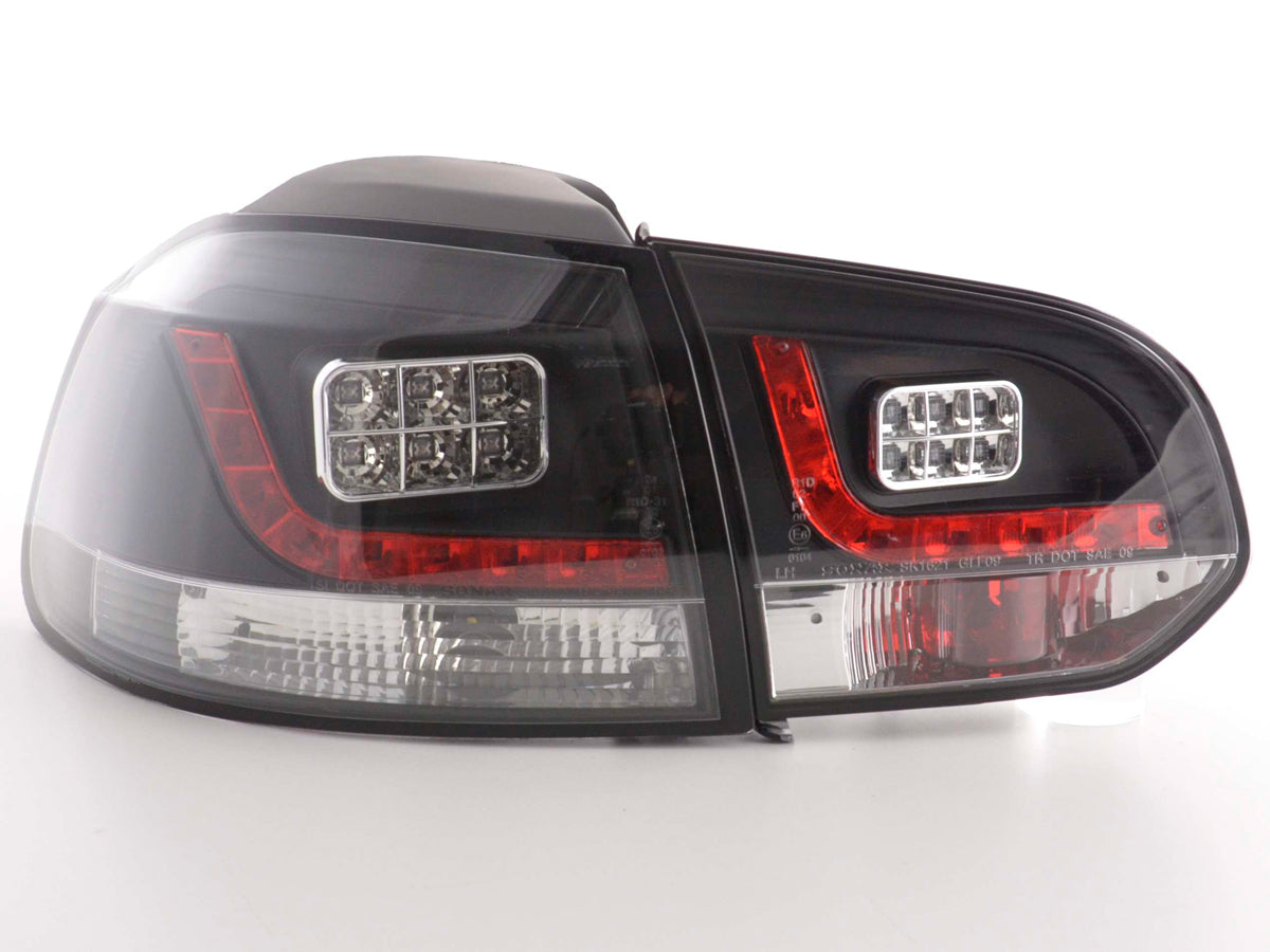 LED Rückleuchten Set VW Golf 6 Typ 1K 2008-2012 schwarz LED Rückleuchten Set VW Golf 6 Typ 1K 2008-2012 schwarz